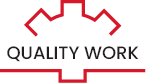 Quality plumbing work icon
